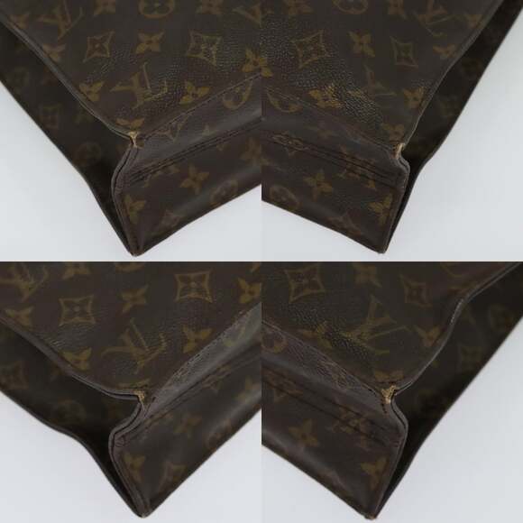 LOUIS VUITTON Monogram Sac Plat Hand Bag M51140 - Picture 10 of 12